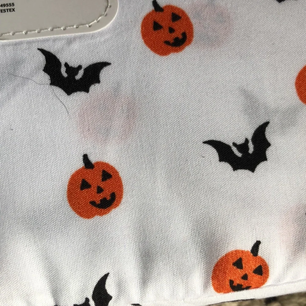 Deborah Connolly HALLOWEEN Pumpkin & Bat TWIN Sheet Set